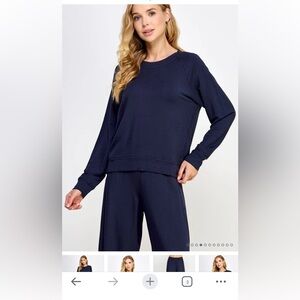 Super soft Navy Blue Lounge Set